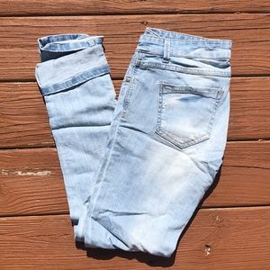 Light Wash Skinny Jeans